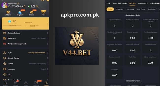 V44 BET Game